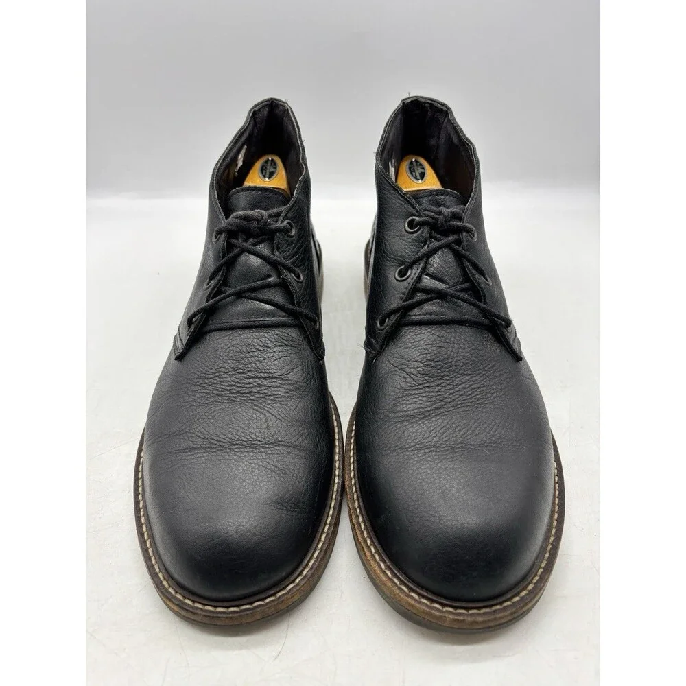 NAOT Pilot Chukka Boots Men’s Sz EU 44 10-10.5 Black Leather Lace Up Desert